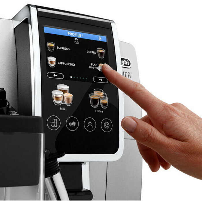 De'Longhi Dinamica Plus ECAM 380.85.SB Plata y Negro De'Longhi Dinamica Plus ECAM 380.85.SB Plata y Negro