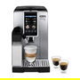 DeLonghi Máquina espresso Dinamica ECAM 380.85.SB, Totalmente automática, 1.8 L, Molinillo integrado, Negro, Plata
