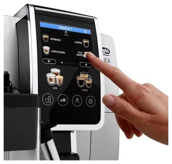 De'Longhi Dinamica Plus ECAM 380.85.SB Máquina de Café Superautomática Plateada