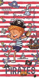 Secaneta Toalla Microfibra Estampada Kidmap 75x150 cm