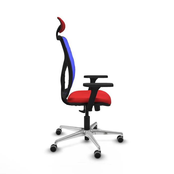 PIQUERAS Y CRESPO Silla de oficina Motilla con Mecanismo Sincro, Rojo y Azul PIQUERAS Y CRESPO Silla de oficina Motilla con Mecanismo Sincro, Rojo y Azul