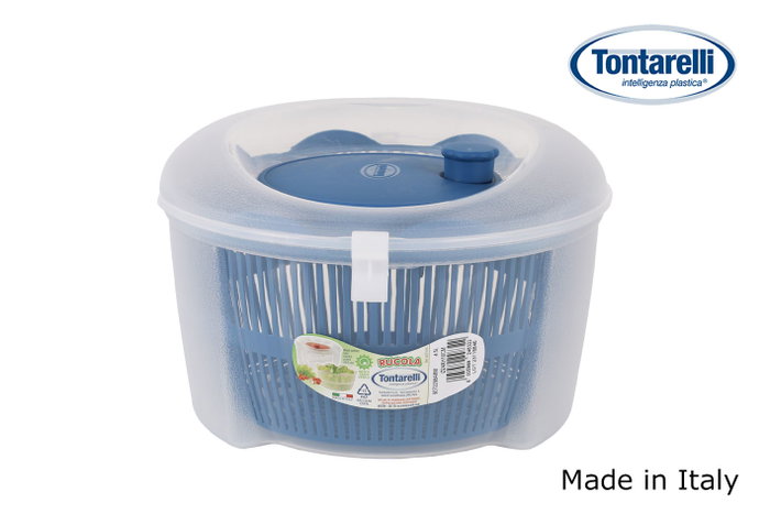 Inde Centrífuga de Ensalada Rucola 4.5L Transparente/Azul (6 Unidades) Inde Centrífuga de Ensalada Rucola 4.5L Transparente/Azul (6 Unidades)