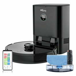 Eziclean Robot Aspirador y Mopa I-Bot Z7 Smart Conectado con Base de Succión - 240 min - 3Kpa - 300m² - 3L
