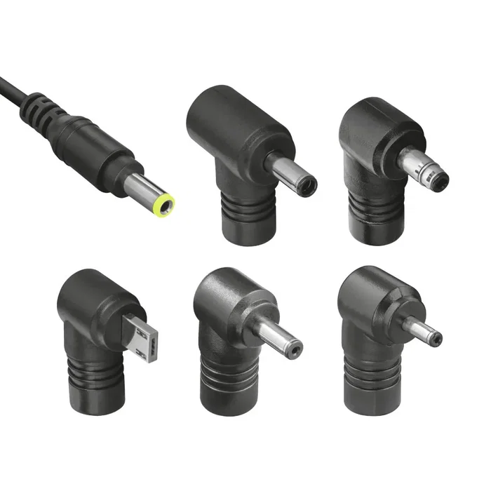 Trust 23390 Cargador/Adaptador para Portátil Asus 90W, Automático 19V 4.74A, 6 Conectores, Protección Inteligente, Negro, 3m Cable