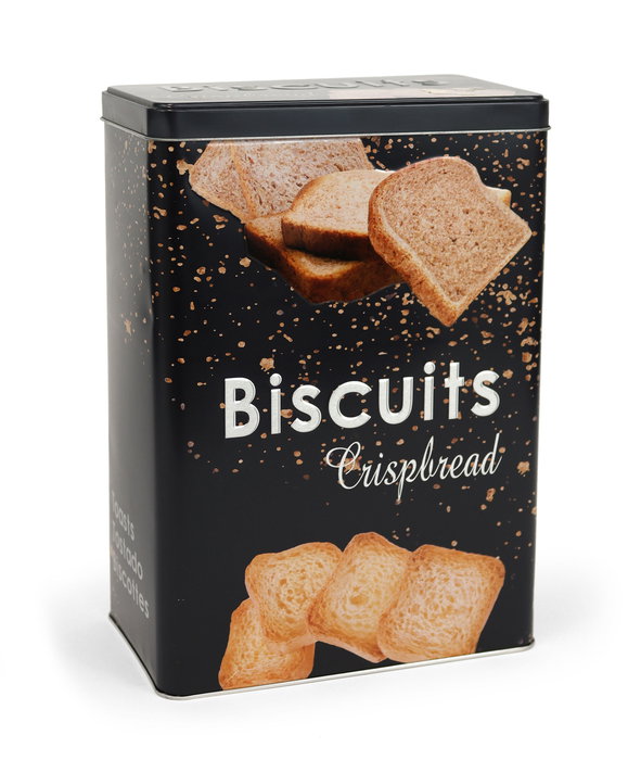 Quttin Bote Metal Galletas 18 x 10 x 25 cm (12 Unidades)