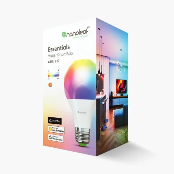 Nanoleaf NF080B02-1A19E Essentials Matter Smart Glühlampe E27 Multi Nanoleaf NF080B02-1A19E Essentials Matter Smart Glühlampe E27 Multi