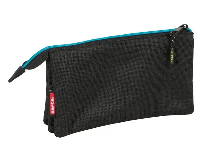 Portatodo Triple Kelme Iron Negro 22 x 12 x 3 cm