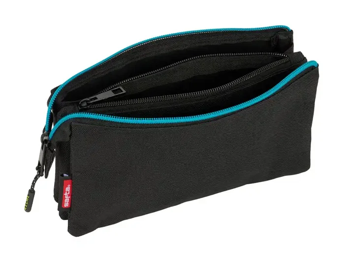 Portatodo Triple Kelme Iron Negro 22 x 12 x 3 cm