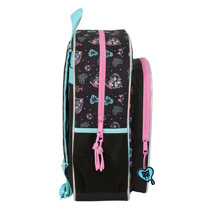 SAFTA Mochila Monster High 38cm adaptable a carro, ergonómicas y acolchadas para infantil SAFTA Mochila Monster High 38cm adaptable a carro, ergonómicas y acolchadas para infantil