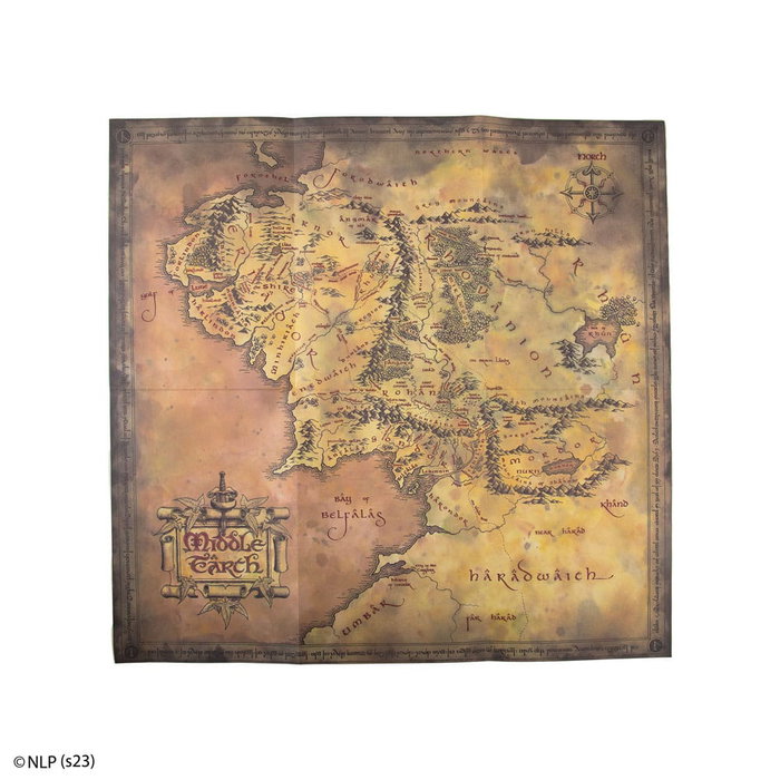 Cinereplicas Libreta Map of Middle Earth El Señor de los Anillos