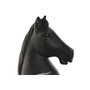 DKD Home Decor Figura de Caballo Negro en Resina 13x13x33 cm