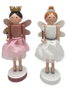 DKD Home Decor Figura MDF Hada Surtido 2 Unidades 13x10x36 cm