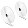 DeLOCK Cinta de gancho y bucle de alta resistencia 15 m x 20 mm blanco