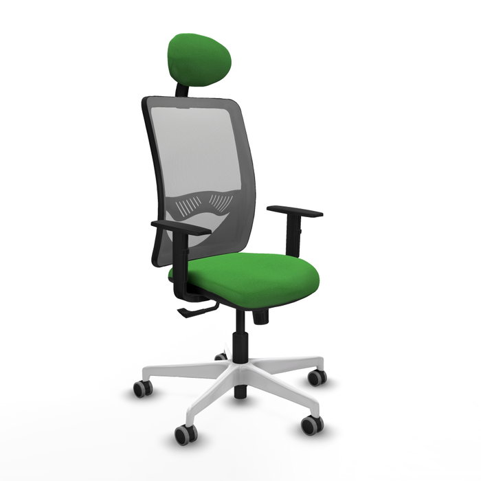 PIQUERAS Y CRESPO Silla de oficina Zulema con mecanismo Sincro, Verde y Gris PIQUERAS Y CRESPO Silla de oficina Zulema con mecanismo Sincro, Verde y Gris