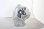 DKD Home Decor Figura de Leopardo Cromado Plateado