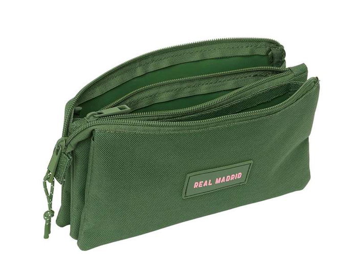 Safta Portatodo Triple Real Madrid Chica Caqui 22x12x3 cm