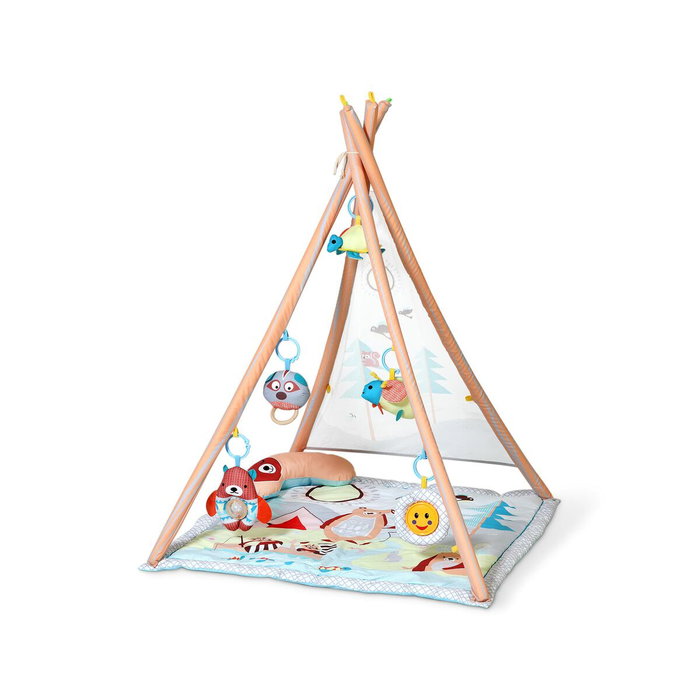 Teepee Mantita de Actividades para Bebés con Almohada y 5 Juguetes