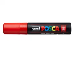 Posca PC-17K Marcador Rojo Punta Biselada 15 mm