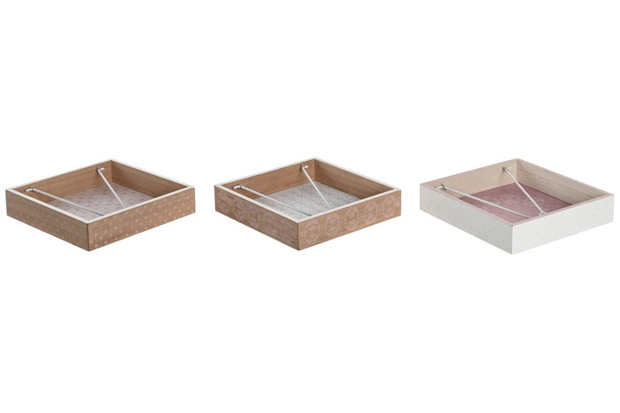 DKD Home Decor Set de Servilleteros PIXEL LOVE Surtido de 3 Colores (Pack de 6) DKD Home Decor Set de Servilleteros PIXEL LOVE Surtido de 3 Colores (Pack de 6)