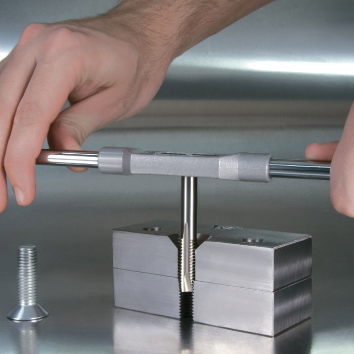 Macho para reparación de roscas de tuberías RUKO Acero de alta velocidad (HSS) 9 mm DIN 5157