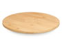 Kinvara Tabla Bambú Giratoria 50x3x50 cm Natural (Set de 6)