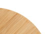Kinvara Tabla Bambú Giratoria 50x3x50 cm Natural (Set de 6)