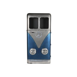 DKD Home Decor Botellero Vintage Furgoneta Azul Negro 43 x 152 x 71 cm