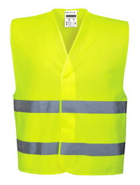 Chaleco reflectante con 2 bandas y cierre de velcro T-XXL HV714