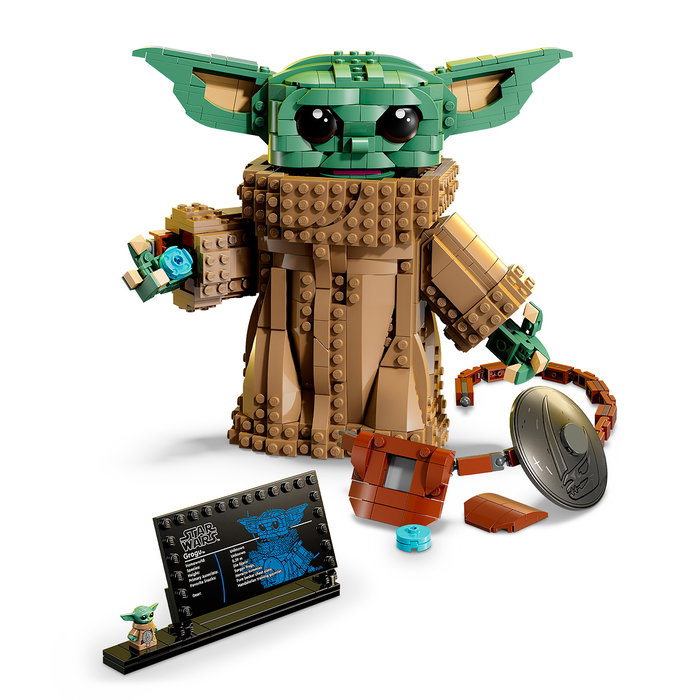 LEGO 75446 Star Wars - Grogu Aprendiz de Mandaloriano, Figura de Construcción Coleccionable con 1200 Piezas, Recrea Armadura de Beskar, Set de Exhibición, Juguete +10 Años