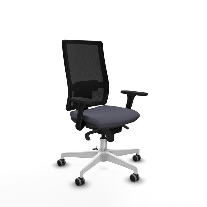 PIQUERAS Y CRESPO Silla de oficina Horna con mecanismo Sincro, Gris oscuro y Negro PIQUERAS Y CRESPO Silla de oficina Horna con mecanismo Sincro, Gris oscuro y Negro