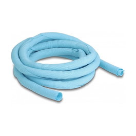 DeLOCK 20876 Manga tejida de cierre automático resistente al calor 2 m x 10 mm Azul