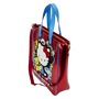 Loungefly Bolso + Monedero 50th Anniversary Hello Kitty Piel Vegana Metalizada Dorados