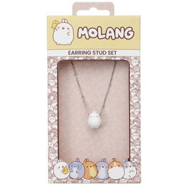 THE CARAT SHOP Colgante Charm 3D Molang de aleación de zinc