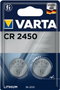 Varta CR2450 Pilas de botón de litio 3V (Pack de 2)