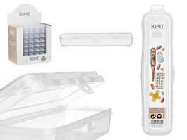Kipit Estuche Multiuso Botiquin Transparente 6.2x4.3x25 cm (Set de 48)