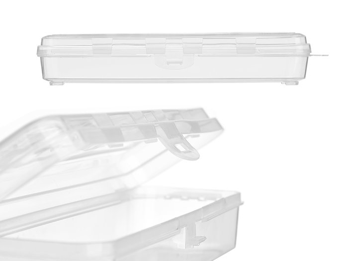 Kipit Estuche Multiuso Botiquin Transparente 6.2x4.3x25 cm (Set de 48)