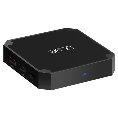 ANDROID TV BOX SVEON SBX600 - FULL HD - QC 2GHZ - 8GB - 1GB RAM - HDMI - LAN - WiFi B/G/N - RANURA SD - ANDROID 7.1.2 - MINI TECLADO WiFi