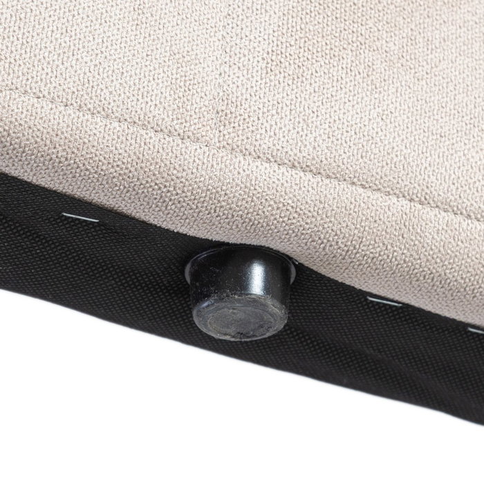 Cabecero Beige Tejido Dormitorio 160 X 122 cm Cabecero Beige Tejido Dormitorio 160 X 122 cm