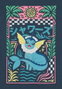 Difuzed Pokémon Camiseta Navy Vaporeon talla L