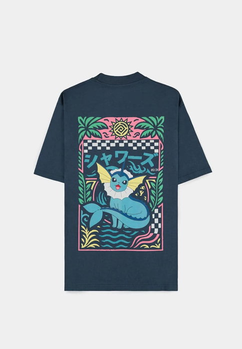 Difuzed Pokémon Camiseta Navy Vaporeon talla L