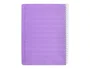 Liderpapel Cuaderno Espiral Pautaguía A5, 80 Hojas, 90gr, Cuadro Pautado 4 mm con Margen, Lila