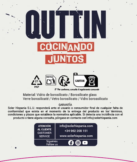 Quttin Jarra Medidora Vidrio 500 cc (6 Unidades) inevitable Quttin Jarra Medidora Vidrio 500 cc (6 Unidades) inevitable