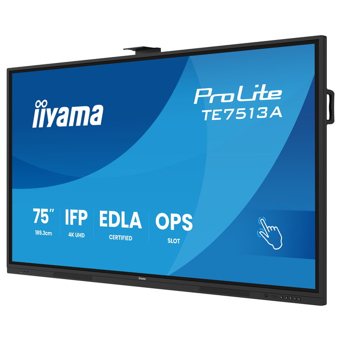 Iiyama TE7513A-B2AG Monitor Táctil Interactivo 75 pulg 4K UHD Android 14