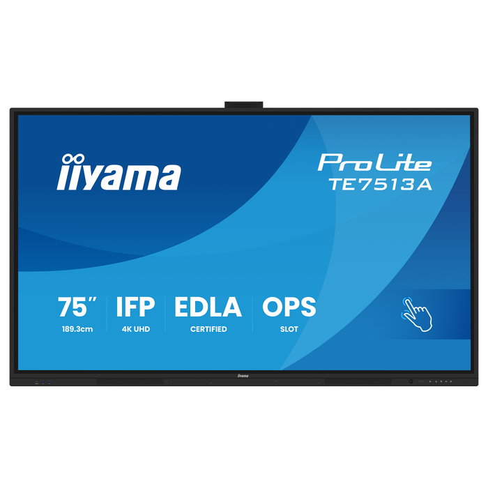 Iiyama TE7513A-B2AG Monitor Táctil Interactivo 75 pulg 4K UHD Android 14