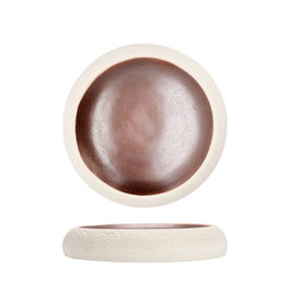 Summa Totem Plato Alto Terracota 22 cm (Set de 2)