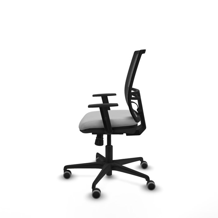 PIQUERAS Y CRESPO Silla de oficina Yunquera Gris claro y Negro PIQUERAS Y CRESPO Silla de oficina Yunquera Gris claro y Negro