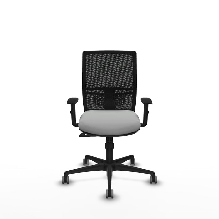 PIQUERAS Y CRESPO Silla de oficina Yunquera Gris claro y Negro PIQUERAS Y CRESPO Silla de oficina Yunquera Gris claro y Negro