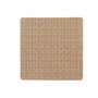 Alfombrilla Antideslizante para Ducha Berilo Beige PVC 50,3 x 50,3 x 0,7 cm Cuadros (6 Unidades)