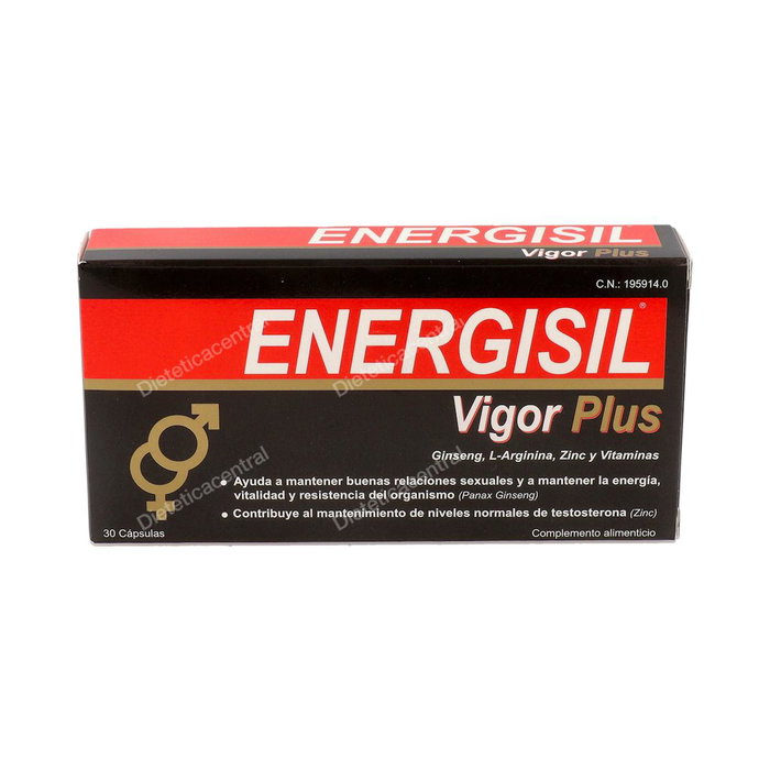 ENERGISIL Vigor Plus (Ginseng + Arginina) 30 cápsulas ENERGISIL Vigor Plus (Ginseng + Arginina) 30 cápsulas