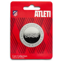 Atlético de Madrid Classic 2025-26 Moneda Oficial Coraje y Corazón Edición Coleccionista